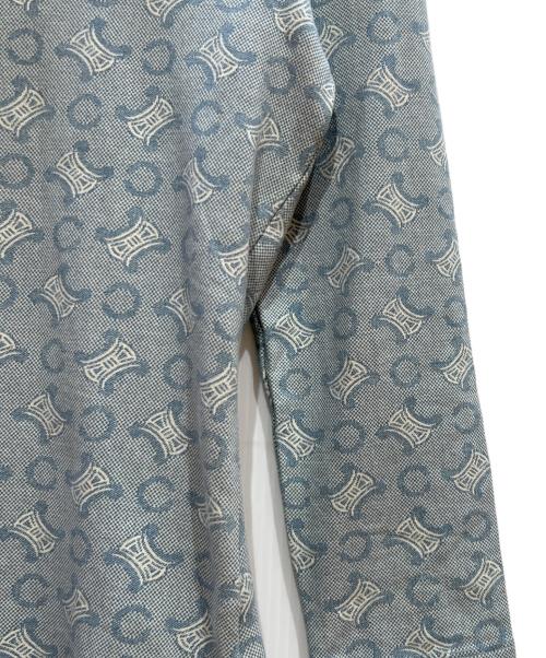 CELINE（セリーヌ）CELINE (セリーヌ) 長袖カットソー ブルー サイズ:Sの古着・服飾アイテム