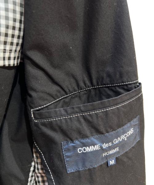 COMME des GARCONS HOMME（コムデギャルソン オム）COMME des GARCONS HOMME (コムデギャルソン オム) テーラードジャケット ブラック サイズ:Mの古着・服飾アイテム