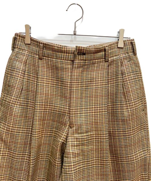 COMME des GARCONS HOMME（コムデギャルソン オム）COMME des GARCONS HOMME (コムデギャルソン オム) ウールパンツ ブラウン サイズ:Mの古着・服飾アイテム