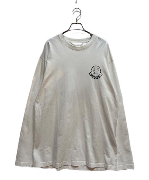 MONCLER（モンクレール）MONCLER (モンクレール) UNDEFEATED (アンディフィーテッド) 長袖カットソー ホワイト サイズ:Lの古着・服飾アイテム