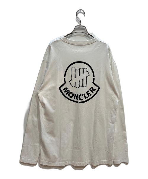 MONCLER（モンクレール）MONCLER (モンクレール) UNDEFEATED (アンディフィーテッド) 長袖カットソー ホワイト サイズ:Lの古着・服飾アイテム