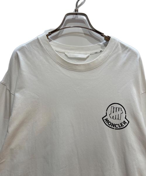MONCLER（モンクレール）MONCLER (モンクレール) UNDEFEATED (アンディフィーテッド) 長袖カットソー ホワイト サイズ:Lの古着・服飾アイテム