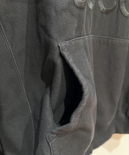 GUCCI（グッチ）GUCCI (グッチ) テニスロゴパーカー ブラック サイズ:XLの古着・服飾アイテム