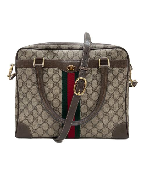 GUCCI（グッチ）GUCCI (グッチ) ショルダーバッグ/OLD GUCCI･シェリーラインGG ブラウンの古着・服飾アイテム