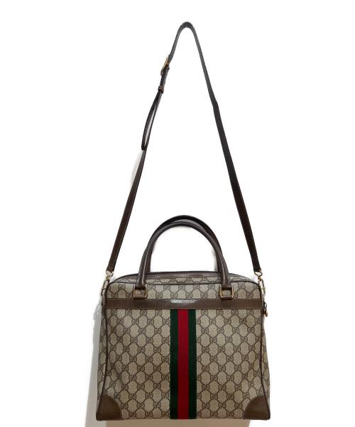 GUCCI（グッチ）GUCCI (グッチ) ショルダーバッグ/OLD GUCCI･シェリーラインGG ブラウンの古着・服飾アイテム