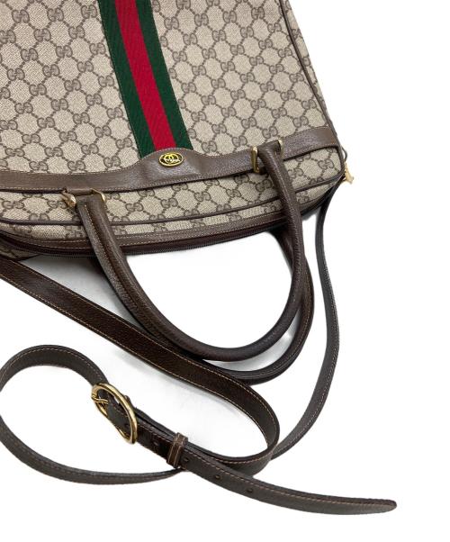 GUCCI（グッチ）GUCCI (グッチ) ショルダーバッグ/OLD GUCCI･シェリーラインGG ブラウンの古着・服飾アイテム