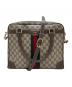 GUCCI（グッチ）の古着「ショルダーバッグ/OLD GUCCI･シェリーラインGG」｜ブラウン