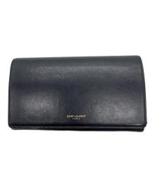 Saint Laurent Paris（サンローランパリ）の古着「長財布」｜ブラック