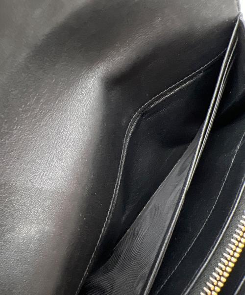 Saint Laurent Paris（サンローランパリ）Saint Laurent Paris (サンローランパリ) 長財布 ブラックの古着・服飾アイテム