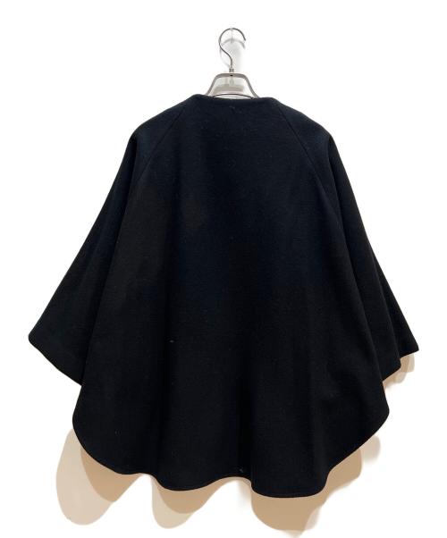 BEARDSLEY（ビアズリー）BEARDSLEY (ビアズリー) ポンチョコート ブラック サイズ:Freeの古着・服飾アイテム