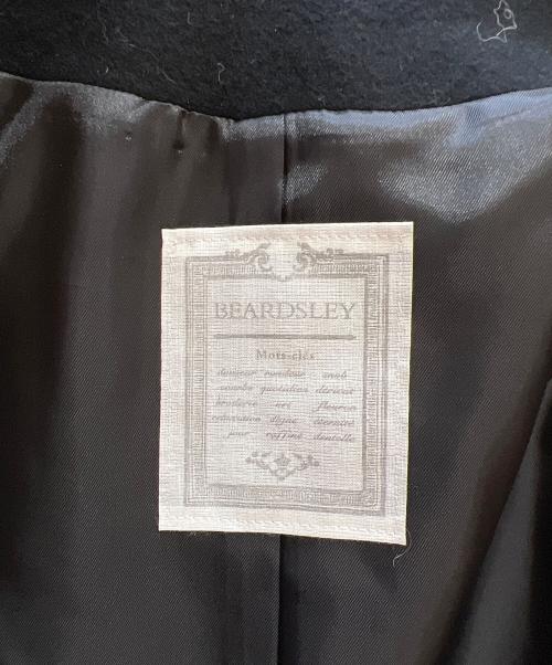 BEARDSLEY（ビアズリー）BEARDSLEY (ビアズリー) ポンチョコート ブラック サイズ:Freeの古着・服飾アイテム