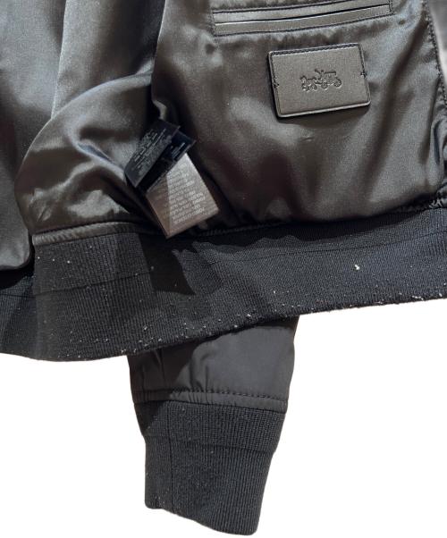 COACH（コーチ）COACH (コーチ) フライトジャケット ブラック サイズ:Sの古着・服飾アイテム
