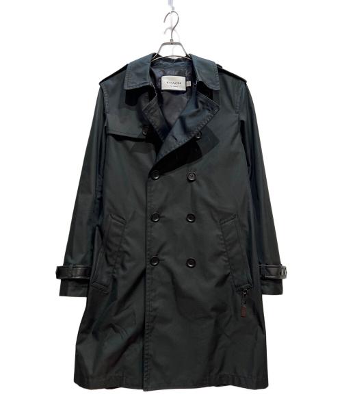 COACH（コーチ）COACH (コーチ) トレンチコート ブラック サイズ:Sの古着・服飾アイテム