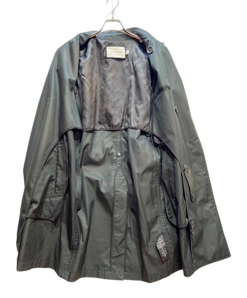 COACH（コーチ）COACH (コーチ) トレンチコート ブラック サイズ:Sの古着・服飾アイテム