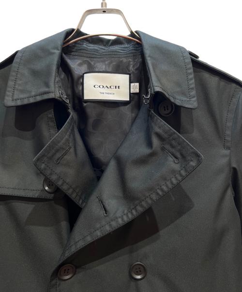 COACH（コーチ）COACH (コーチ) トレンチコート ブラック サイズ:Sの古着・服飾アイテム