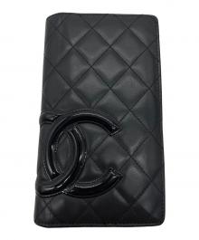 CHANEL（シャネル）の古着「2つ折り財布」｜ブラック×ピンク