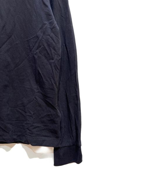 MONCLER（モンクレール）MONCLER (モンクレール) 長袖ポロシャツ ネイビー サイズ:Lの古着・服飾アイテム
