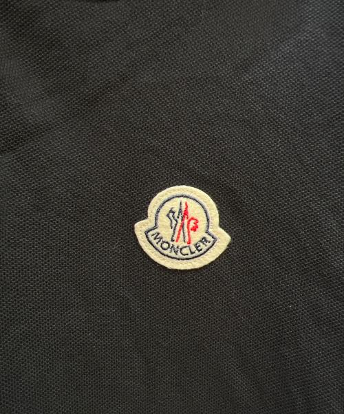 MONCLER（モンクレール）MONCLER (モンクレール) 長袖ポロシャツ ネイビー サイズ:Lの古着・服飾アイテム