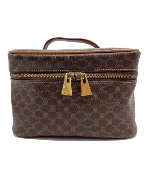 CELINE（セリーヌ）CELINE (セリーヌ) コスメポーチ ブラウンの古着・服飾アイテム