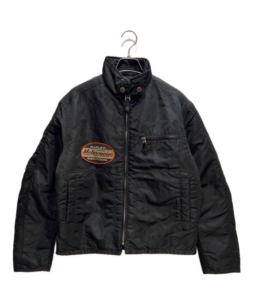 HARLEY-DAVIDSON（ハーレーダビッドソン）HARLEY-DAVIDSON (ハーレーダビッドソン) 中綿ジャケット ブラック サイズ:Mの古着・服飾アイテム