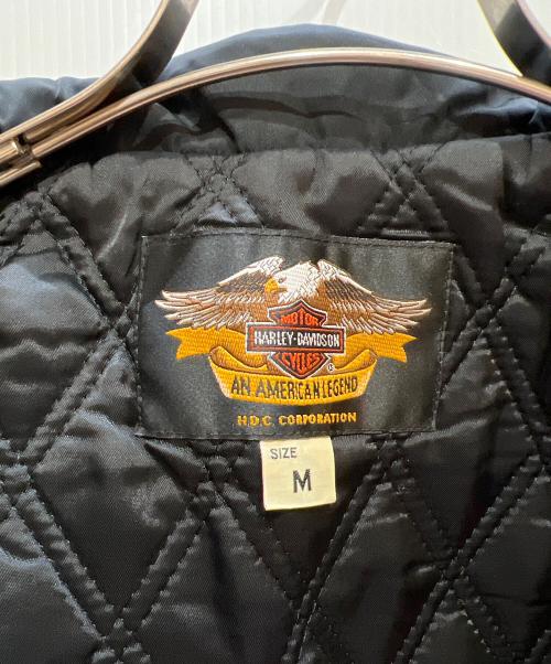 HARLEY-DAVIDSON（ハーレーダビッドソン）HARLEY-DAVIDSON (ハーレーダビッドソン) 中綿ジャケット ブラック サイズ:Mの古着・服飾アイテム