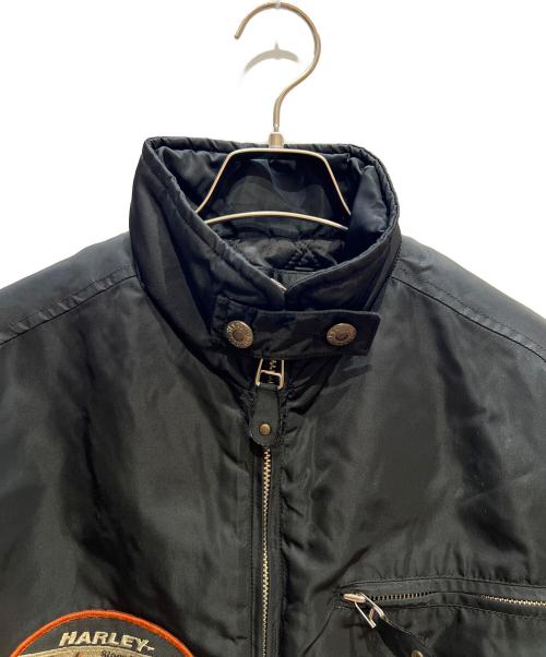 HARLEY-DAVIDSON（ハーレーダビッドソン）HARLEY-DAVIDSON (ハーレーダビッドソン) 中綿ジャケット ブラック サイズ:Mの古着・服飾アイテム