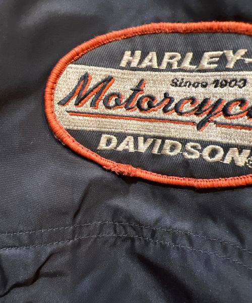 HARLEY-DAVIDSON（ハーレーダビッドソン）HARLEY-DAVIDSON (ハーレーダビッドソン) 中綿ジャケット ブラック サイズ:Mの古着・服飾アイテム