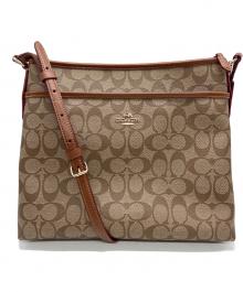 COACH（コーチ）の古着「ショルダーバッグ」｜ベージュ×ブラウン
