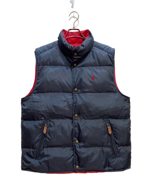 POLO RALPH LAUREN（ポロ・ラルフローレン）POLO RALPH LAUREN (ポロ・ラルフローレン) 中綿ベスト ネイビー サイズ:Lの古着・服飾アイテム