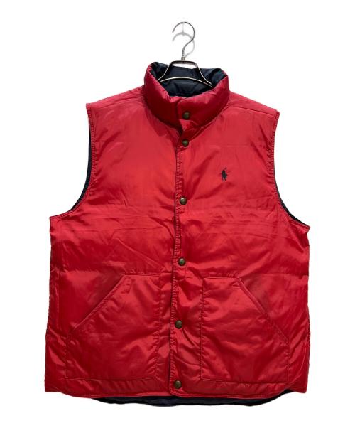 POLO RALPH LAUREN（ポロ・ラルフローレン）POLO RALPH LAUREN (ポロ・ラルフローレン) 中綿ベスト ネイビー サイズ:Lの古着・服飾アイテム