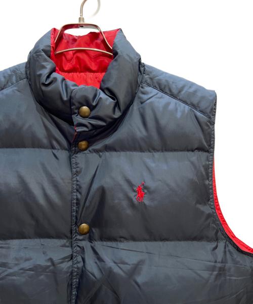 POLO RALPH LAUREN（ポロ・ラルフローレン）POLO RALPH LAUREN (ポロ・ラルフローレン) 中綿ベスト ネイビー サイズ:Lの古着・服飾アイテム