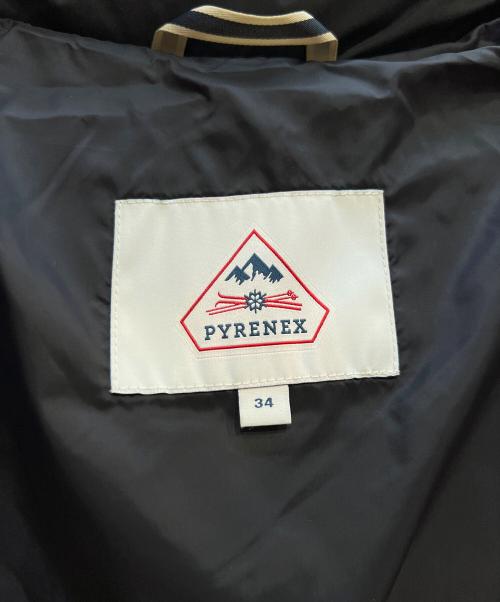Pyrenex（ピレネックス）Pyrenex (ピレネックス) ダウンコート ブラック サイズ:34の古着・服飾アイテム