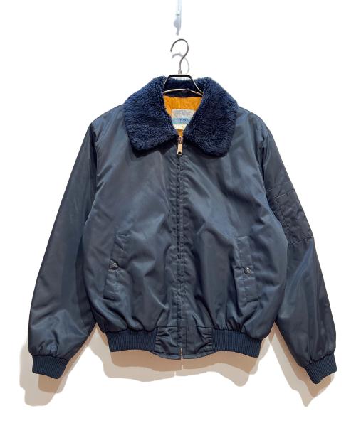 work Leisure（ワークレジャー）work Leisure (ワークレジャー) フライトジャケット ネイビー サイズ:Lの古着・服飾アイテム