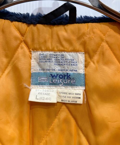 work Leisure（ワークレジャー）work Leisure (ワークレジャー) フライトジャケット ネイビー サイズ:Lの古着・服飾アイテム