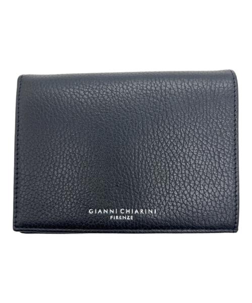 GIANNI CHIARINI（ジャンニ キアリーニ）GIANNI CHIARINI (ジャンニ キアリーニ) 2つ折り財布 ブラックの古着・服飾アイテム