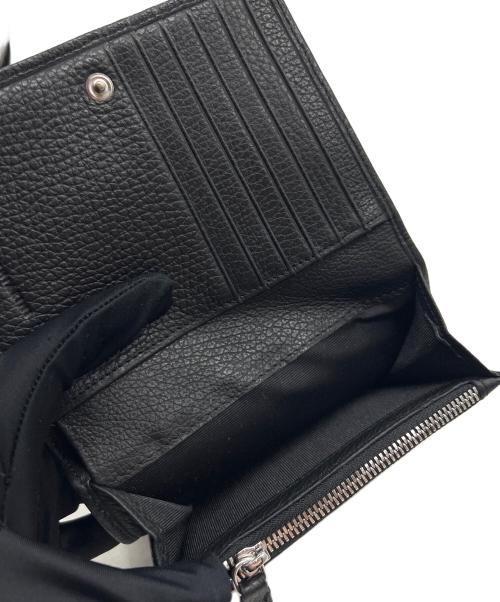 GIANNI CHIARINI（ジャンニ キアリーニ）GIANNI CHIARINI (ジャンニ キアリーニ) 2つ折り財布 ブラックの古着・服飾アイテム