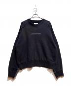 steinシュタイン）の古着「OVERSIZED REBUILD SWEA」｜ブラック