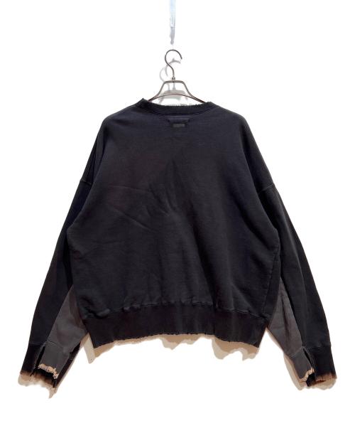 stein（シュタイン）stein (シュタイン) OVERSIZED REBUILD SWEA ブラック サイズ:Sの古着・服飾アイテム