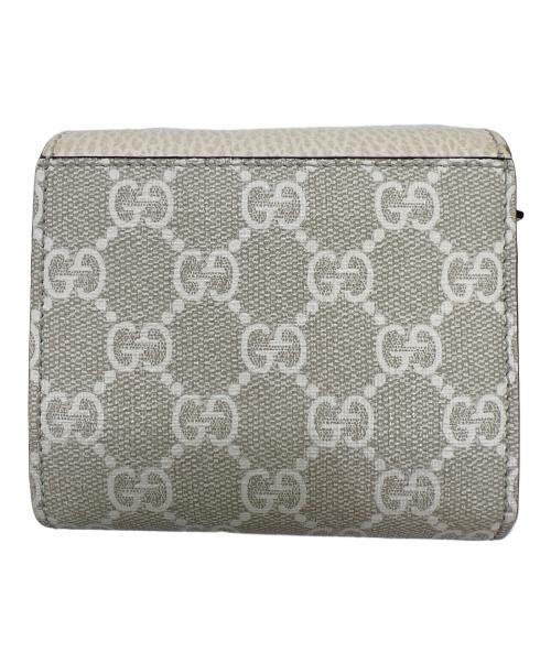GUCCI（グッチ）GUCCI (グッチ) 2つ折り財布 アイボリーの古着・服飾アイテム