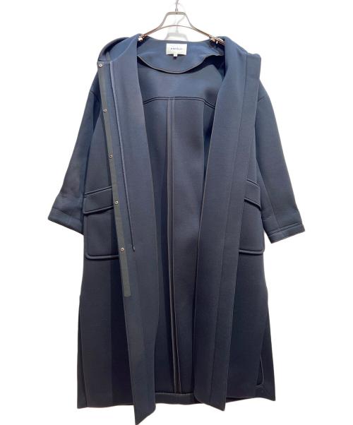 ENFOLD（エンフォルド）ENFOLD (エンフォルド) ボンディングフーデットコート ネイビー サイズ:38の古着・服飾アイテム
