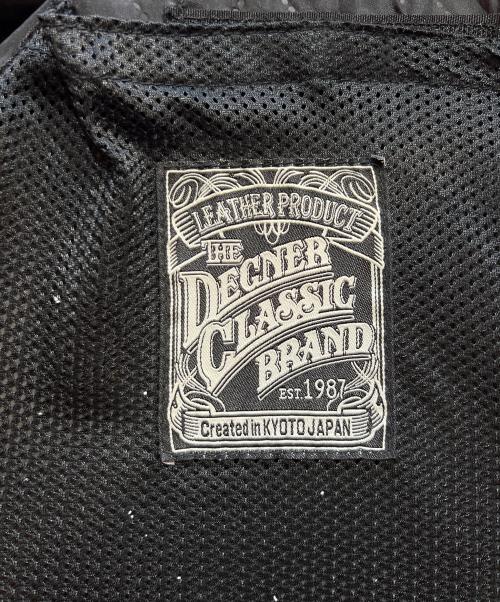 DEGNER（デグナー）DEGNER (デグナー) ライディングジャケット ブラック サイズ:Mの古着・服飾アイテム