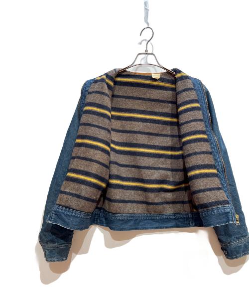 NO BRAND（ノーブランド）NO BRAND (ノーブランド) デニムジャケット インディゴ サイズ:不明の古着・服飾アイテム