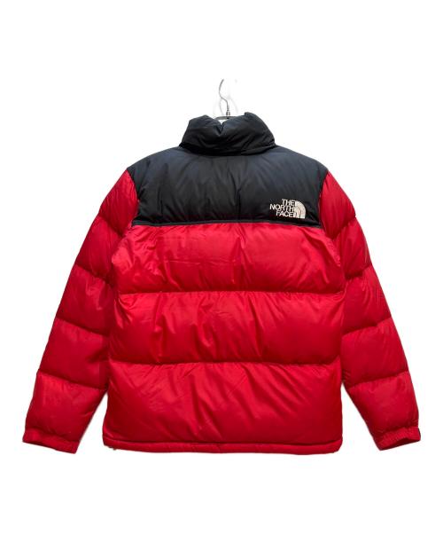 THE NORTH FACE（ザ ノース フェイス）THE NORTH FACE (ザ ノース フェイス) ヌプシジャケット レッド×ブラック サイズ:Mの古着・服飾アイテム