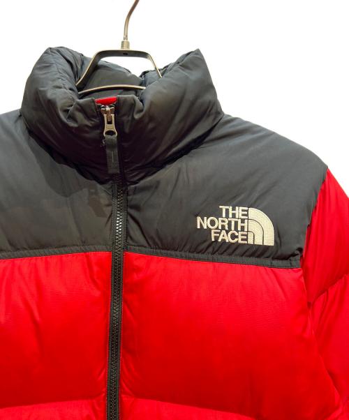 THE NORTH FACE（ザ ノース フェイス）THE NORTH FACE (ザ ノース フェイス) ヌプシジャケット レッド×ブラック サイズ:Mの古着・服飾アイテム