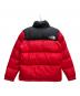 THE NORTH FACE (ザ ノース フェイス) ヌプシジャケット レッド×ブラック サイズ:M：15000円