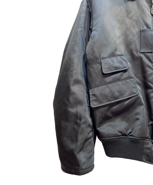 SOSHIOTSUKI（ソウシ オオツキ）SOSHIOTSUKI (ソウシ オオツキ) 2WAY TIED FLIGHT JACKET ブラック サイズ:44の古着・服飾アイテム