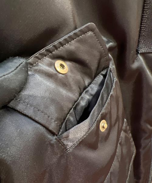 SOSHIOTSUKI（ソウシ オオツキ）SOSHIOTSUKI (ソウシ オオツキ) 2WAY TIED FLIGHT JACKET ブラック サイズ:44の古着・服飾アイテム