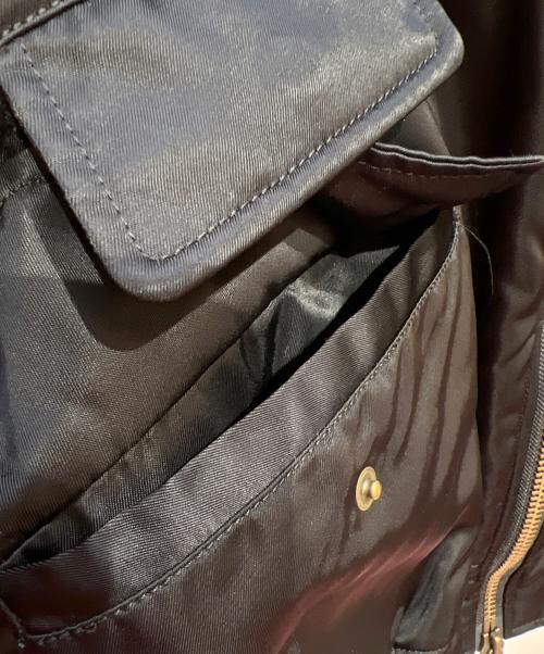 SOSHIOTSUKI（ソウシ オオツキ）SOSHIOTSUKI (ソウシ オオツキ) 2WAY TIED FLIGHT JACKET ブラック サイズ:44の古着・服飾アイテム
