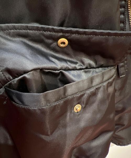 SOSHIOTSUKI（ソウシ オオツキ）SOSHIOTSUKI (ソウシ オオツキ) 2WAY TIED FLIGHT JACKET ブラック サイズ:44の古着・服飾アイテム