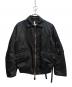 SOSHIOTSUKI（ソウシ オオツキ）の古着「2WAY TIED FLIGHT JACKET」｜ブラック